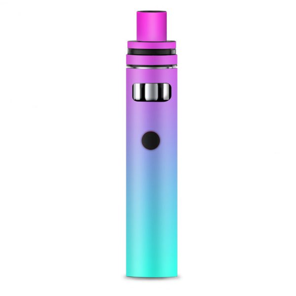 Hombre Pink Purple Teal Gradient Smok Stick AIO Skin Discount