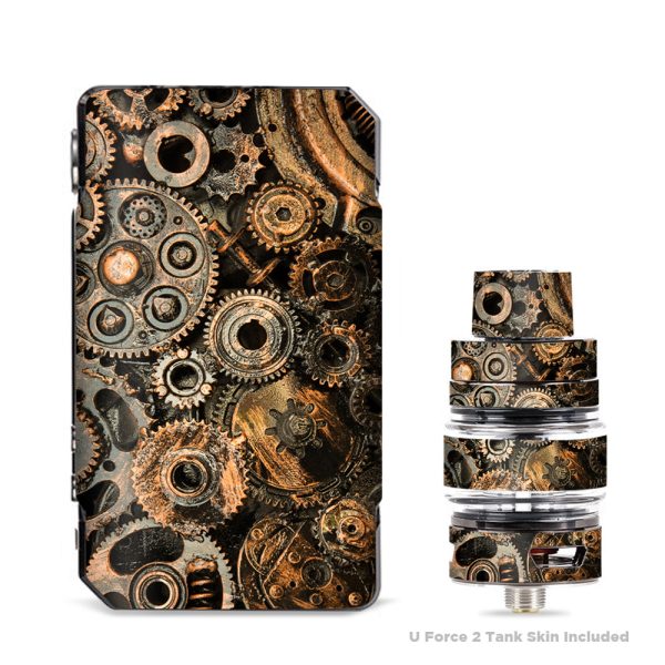 Old Gears Steampunk Patina VooPoo Drag 2 Skin Hot on Sale