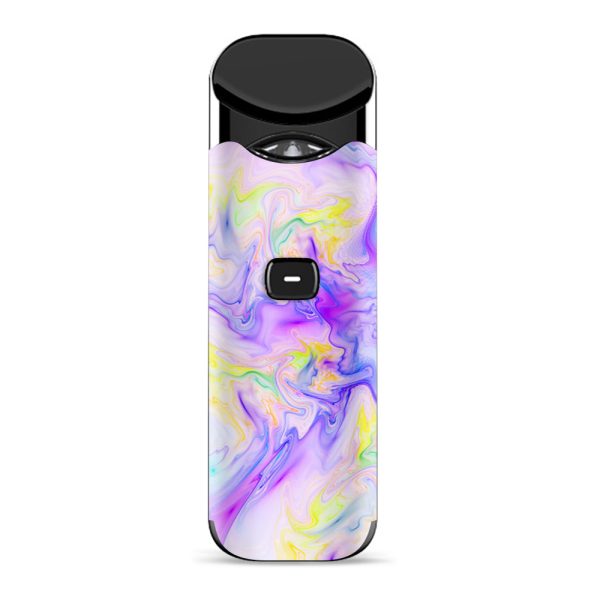 Pastel Marble Resin Pink Purple Swirls Mix Smok Nord Skin For Cheap