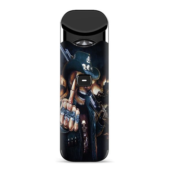 Middle Finger Skeleton Smok Nord Skin For Cheap