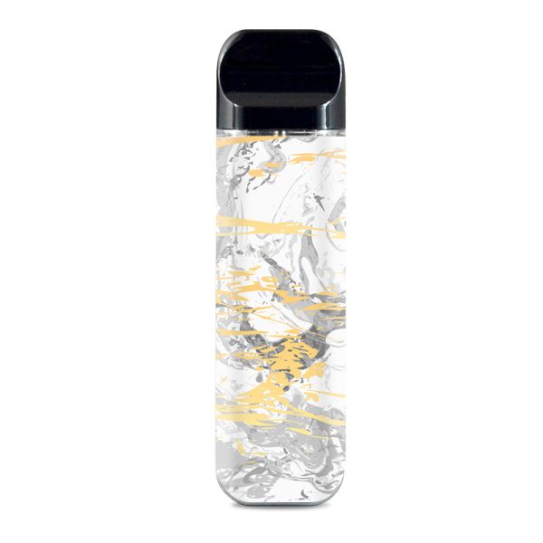 Gold Marble White Gray Swirl Stone Granite Smok Novo Skin Online Hot Sale