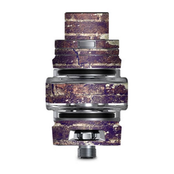 Aged Used Rough Dirty Brick Wall Panel Smok TFV8 Big Baby V2 Tank Skin For Cheap