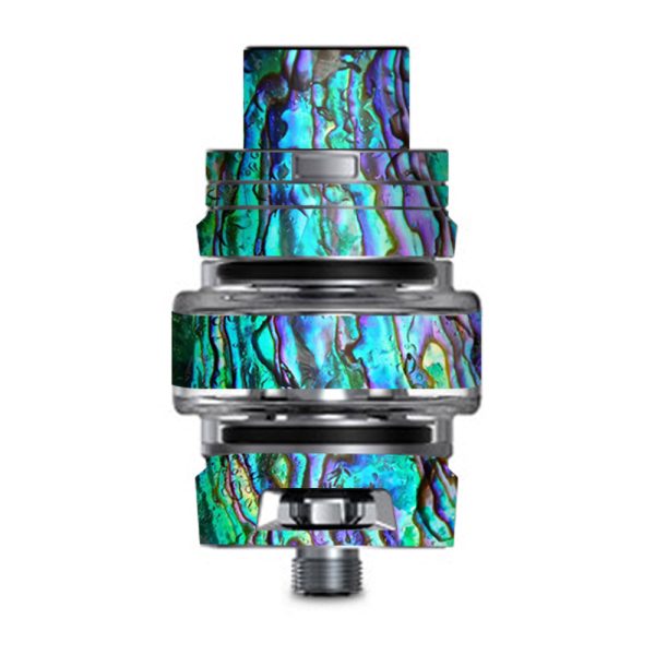 Abalone Ripples Green Blue Purple Shells Smok TFV8 Big Baby V2 Tank Skin Sale