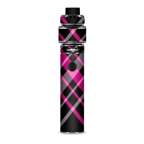 Pink And Black Plaid Smok Resa Stick Kit Skin Hot on Sale