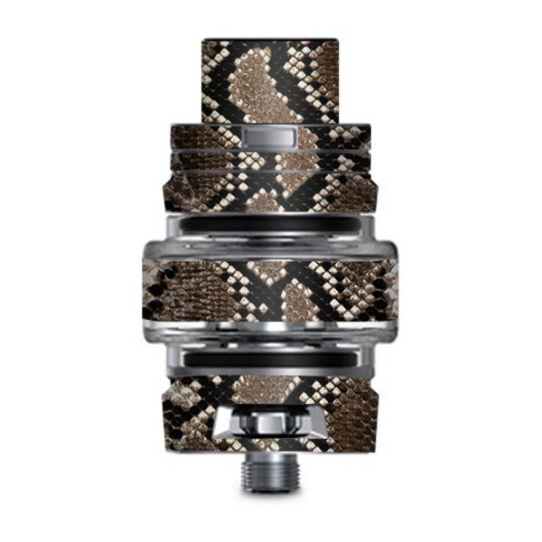 Snakeskin Rattle Python Skin Smok TFV8 Big Baby V2 Tank Skin For Cheap