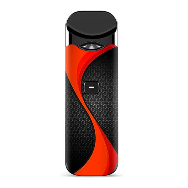 Red Twist Black Metallic Smok Nord Skin Sale