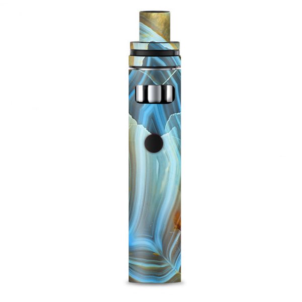 Beautiful Geode Precious Stone Blue Brown Smok Stick AIO Skin on Sale