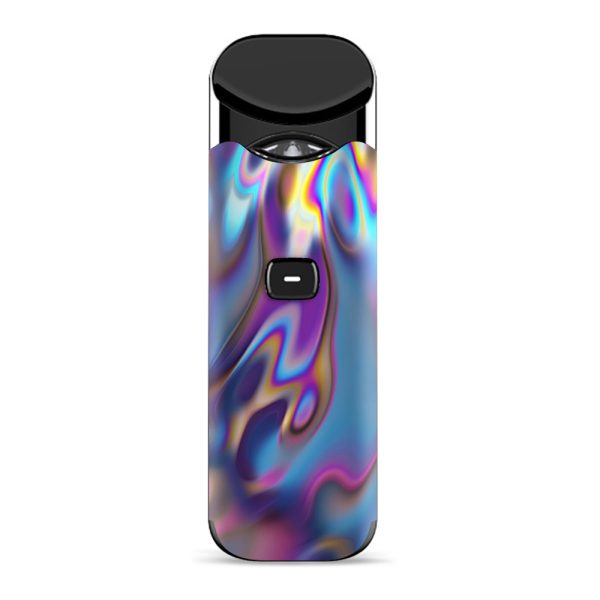 Opalescent Resin Marble Oil Slick Smok Nord Skin on Sale
