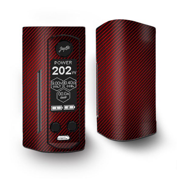 Red Black Carbon Fiber Weave Graphite 3D Vaporesso Armour Kit Skin Online