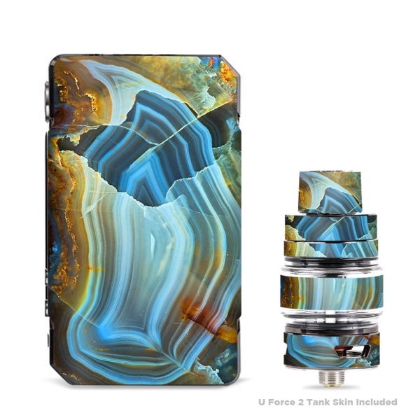 Beautiful Geode Precious Stone Blue Brown VooPoo Drag Mini Skin on Sale