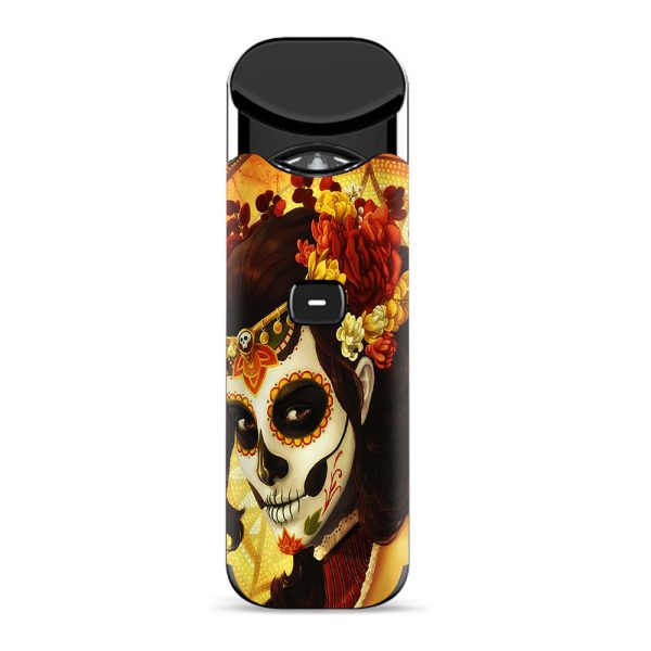 Skull Girl Dia De Los Muertos Paint Smok Nord Skin Hot on Sale