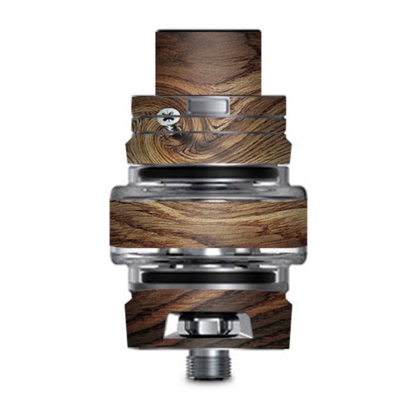 Dark Wood Knot Screw In Walnut Smok TFV8 Big Baby V2 Tank Skin For Sale