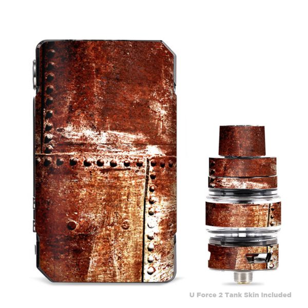 Rusted Metal Panels Rivets Rust VooPoo Drag Mini Skin Supply