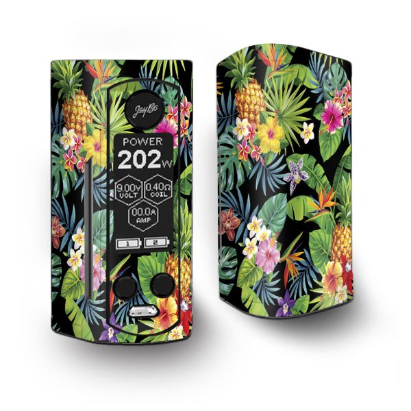 Tropical Flowers Pineapple Hibiscus Hawaii Vaporesso Armour Kit Skin Sale