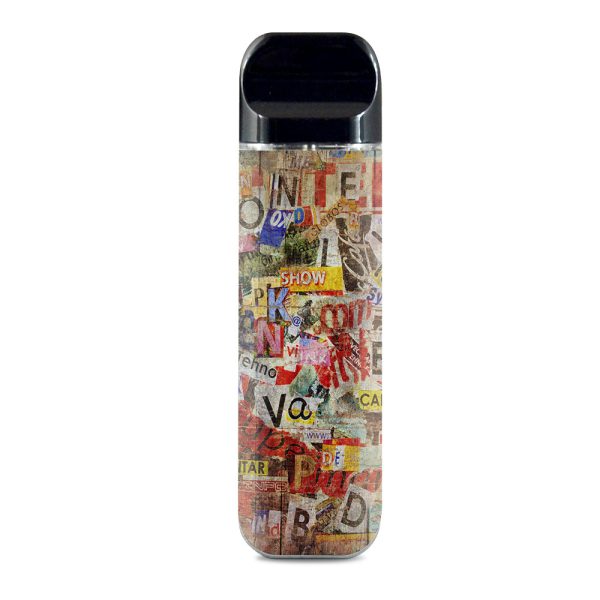 Grunge Poster Distressed Smok Novo Skin Hot on Sale