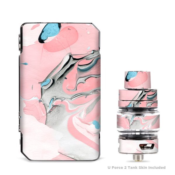 Pastel Marble Pink Blue Swirl VooPoo Drag Mini Skin Online