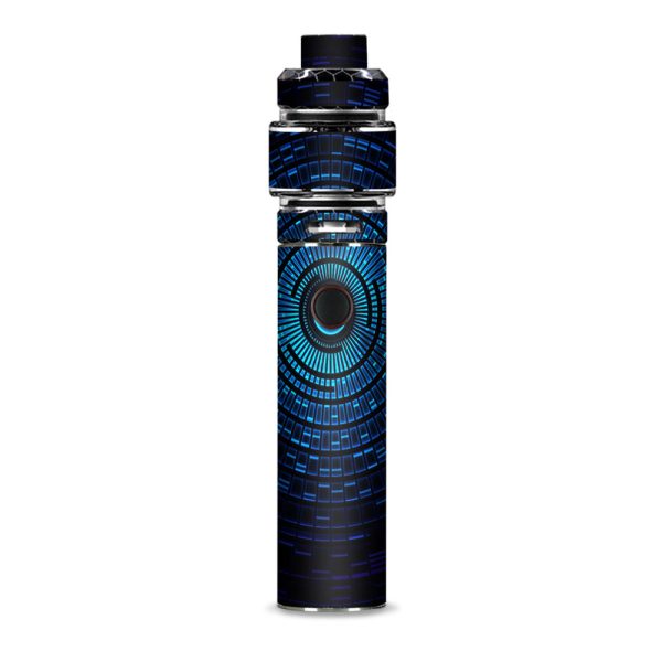 Abstract Blue Vortex Smok Resa Stick Kit Skin Discount
