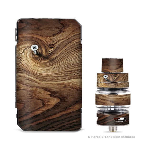 Dark Wood Knot Screw In Walnut VooPoo Drag Mini Skin For Cheap