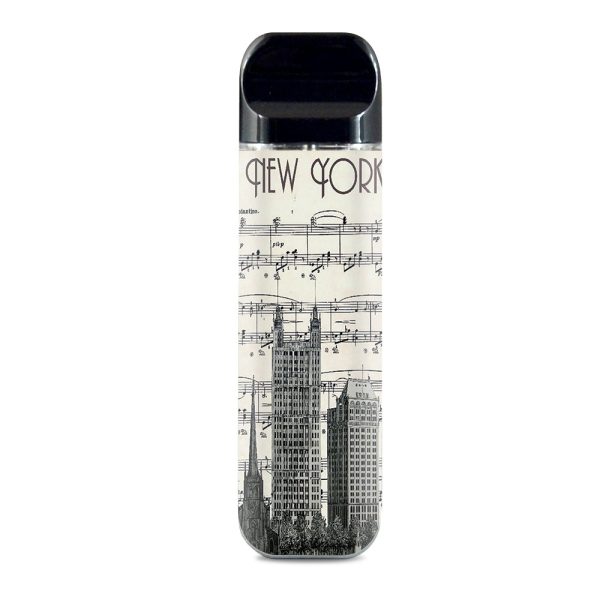 New York City Music Notes Smok Novo Skin Fashion