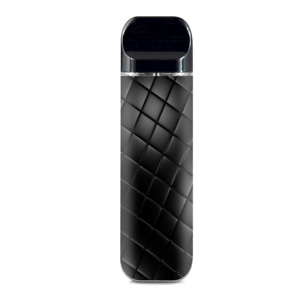 Black Leather Chesterfield Smok Novo Skin Hot on Sale