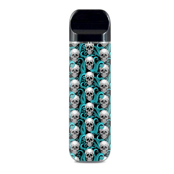 Skull Octopus Teal Black Smok Novo Skin For Sale