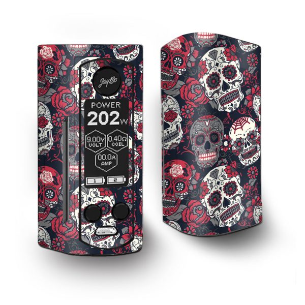 Sugar Skulls Red Black Dia De Los Vaporesso Armour Kit Skin Supply