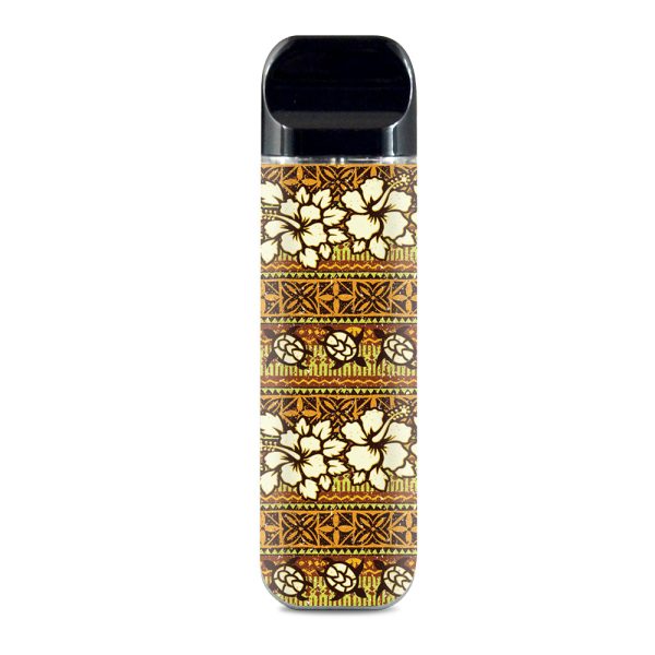 Hawaiian Hisbiscus Turtle Pattern Smok Novo Skin on Sale