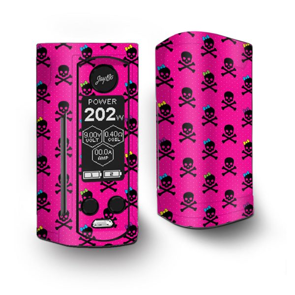Girl Bow Skulls Feminine Pink  Vaporesso Armour Kit Skin Discount