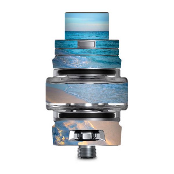 Beach White Sands Blue Water Smok TFV8 Big Baby V2 Tank Skin Discount