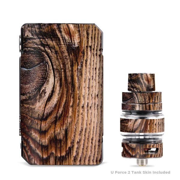 Wood Panel Mahogany Knot Solid VooPoo Drag Mini Skin For Discount