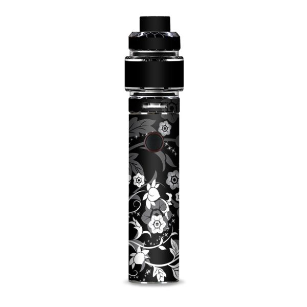 Black Floral Pattern Smok Resa Stick Kit Skin Sale