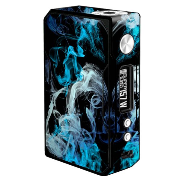Blue Green White Smoke VooPoo  Drag Skin on Sale