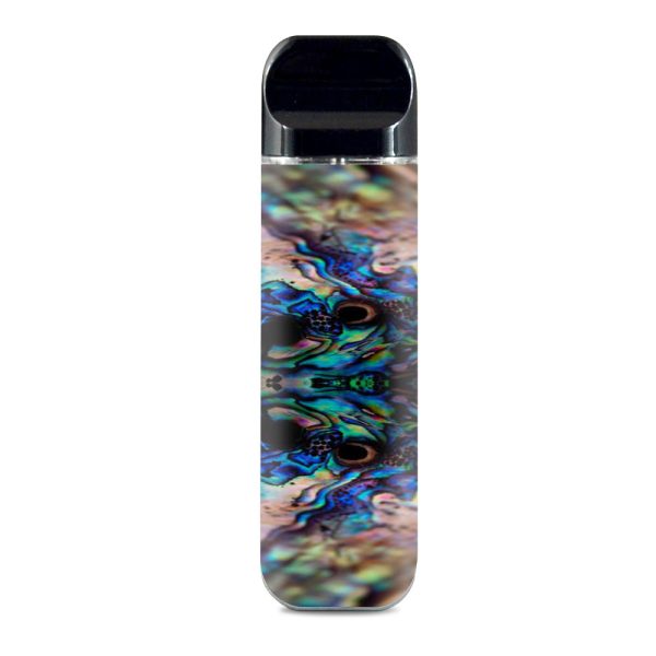 Abalone Blue Black Shell Design Smok Novo Skin Online