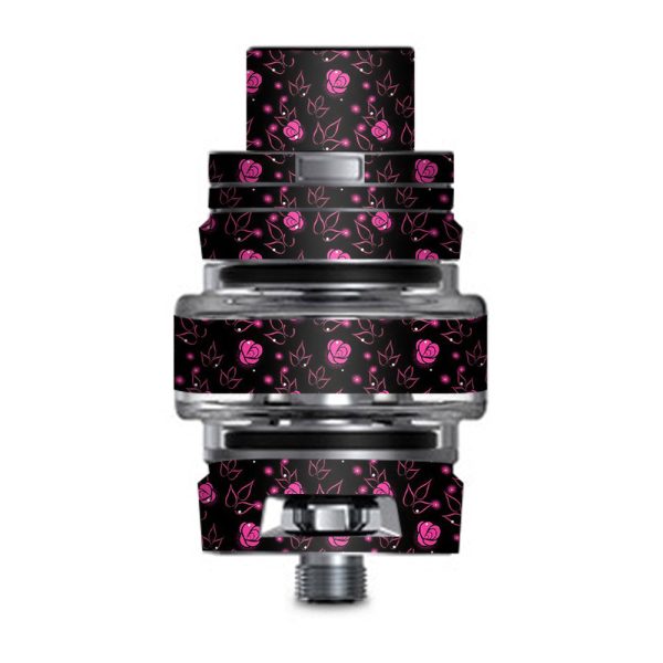 Pink Rose Pattern Smok TFV8 Big Baby V2 Tank Skin Cheap
