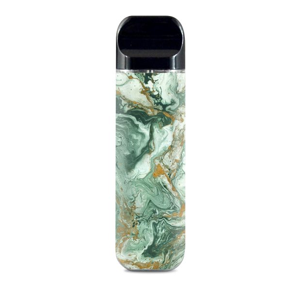 Marble Paint Swirls Green Smok Novo Skin Fashion