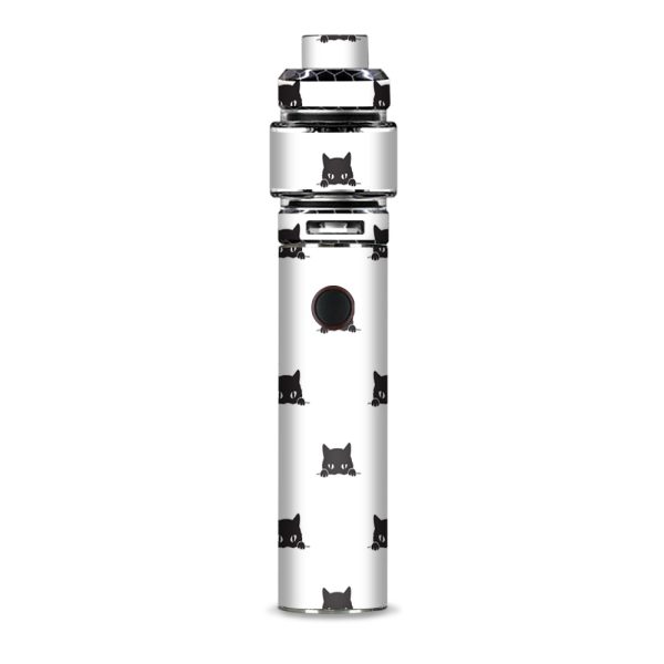 Sneaky Cat Kitten Pattern Black On White Smok Resa Stick Kit Skin Online now