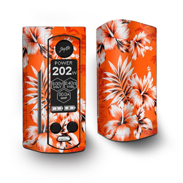 Orange Tropical Hibiscus Flowers Vaporesso Armour Kit Skin Sale