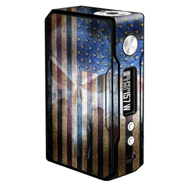 American Flag Ghost Punish Grunge VooPoo  Drag Skin Sale