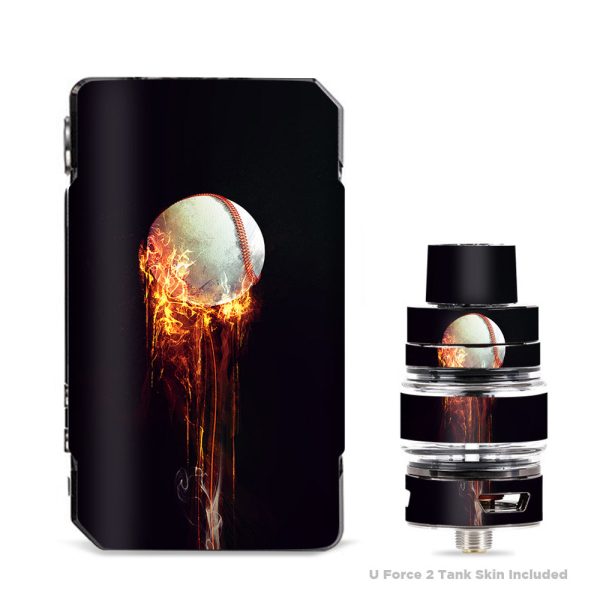Fireball Baseball Flames  VooPoo Drag Mini Skin Online Hot Sale