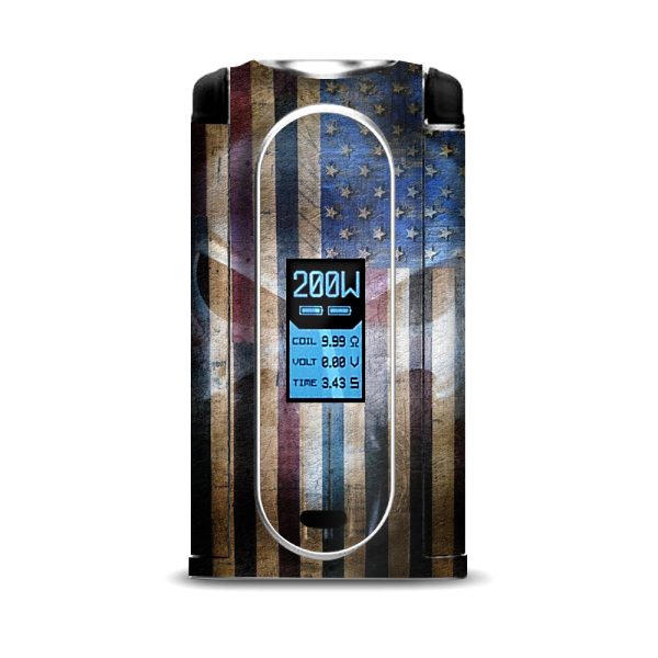 American Flag Ghost Punish Grunge VooPoo Vmate Skin Online Hot Sale