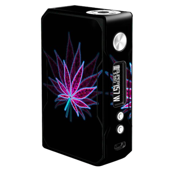 Pot Leaf Marijuana Psychedelic 3D Trippy VooPoo  Drag Skin Cheap