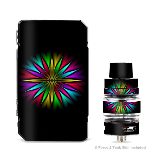 Neon Flower Trippy Shape VooPoo Drag Mini Skin Online