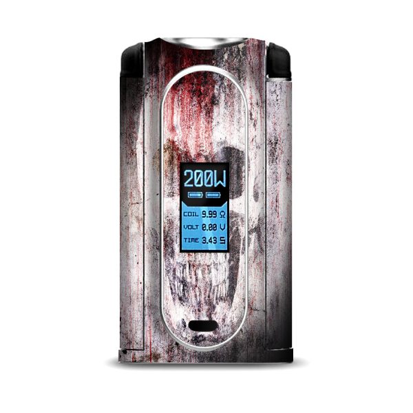 Tattered Skull Blood Skull Dead VooPoo Vmate Skin For Sale