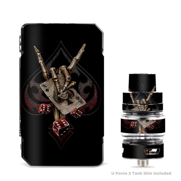 Ace Of Spades Skull Hand VooPoo Drag Mini Skin Online Hot Sale