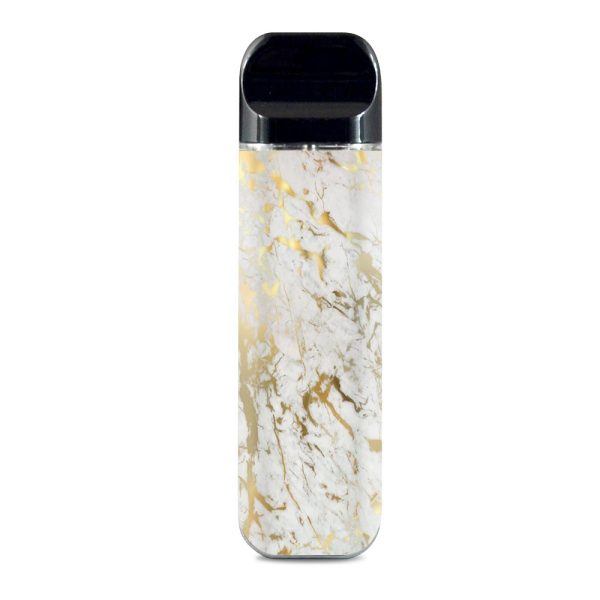 Marble White Gold Flake Granite  Smok Novo Skin For Sale