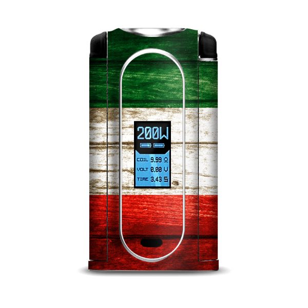 Flag Italy Grunge Distressed Country VooPoo Vmate Skin Fashion