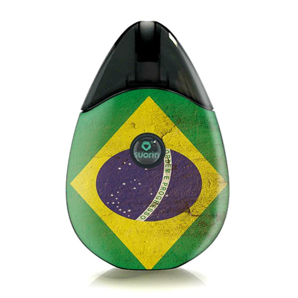 Flag Brazil Grunge Distressed Country Suorin Drop Skin Discount