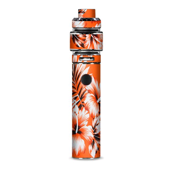 Orange Tropical Hibiscus Flowers Smok Resa Stick Kit Skin Discount