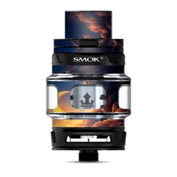 Wolf Clouds Moon Sky Smok Prince Tank Skin Fashion