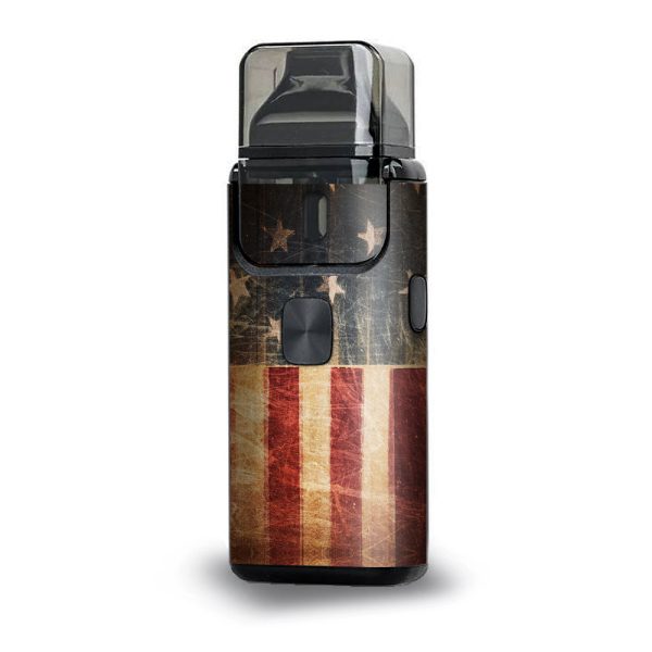 Vintage American Flag Distressed Red White Blue Aspire Breeze 2 Skin Discount